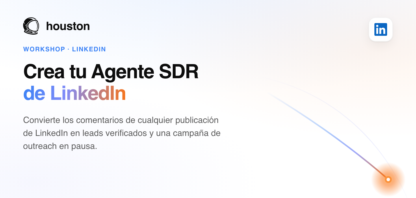 Guía del workshop del Agente SDR de LinkedIn